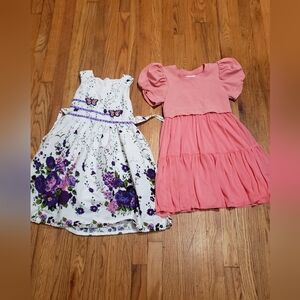 Two Girls Dresses Size 9/10